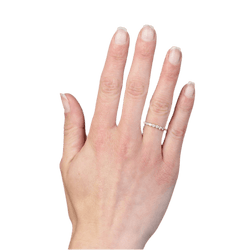 Bague Alliance en or jaune et diamants - Castafiore