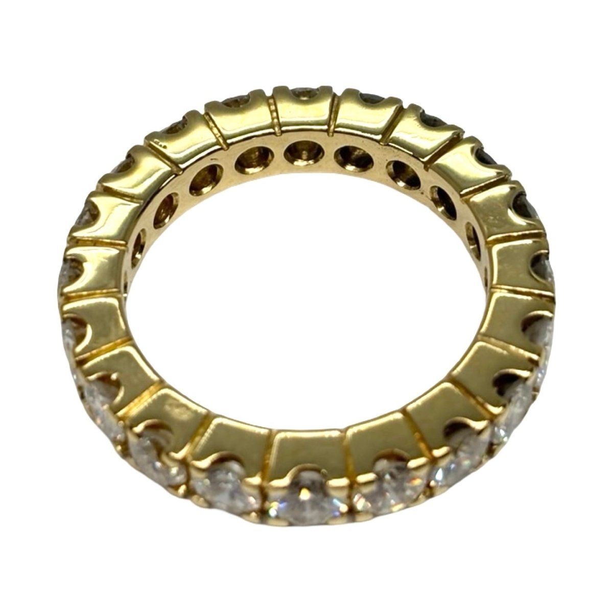 Bague Alliance en or jaune et diamants - Castafiore