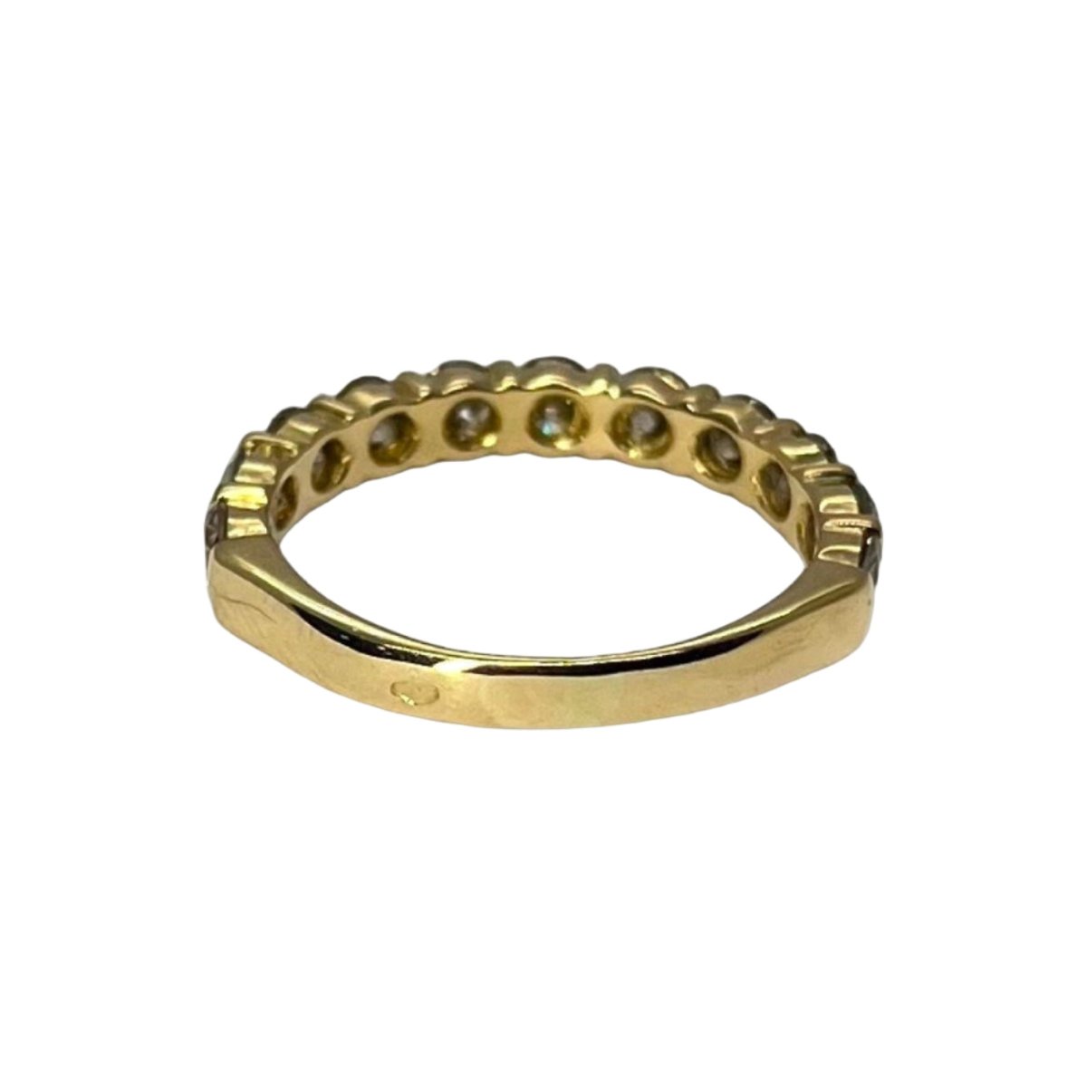 Bague Alliance en or jaune et diamants - Castafiore