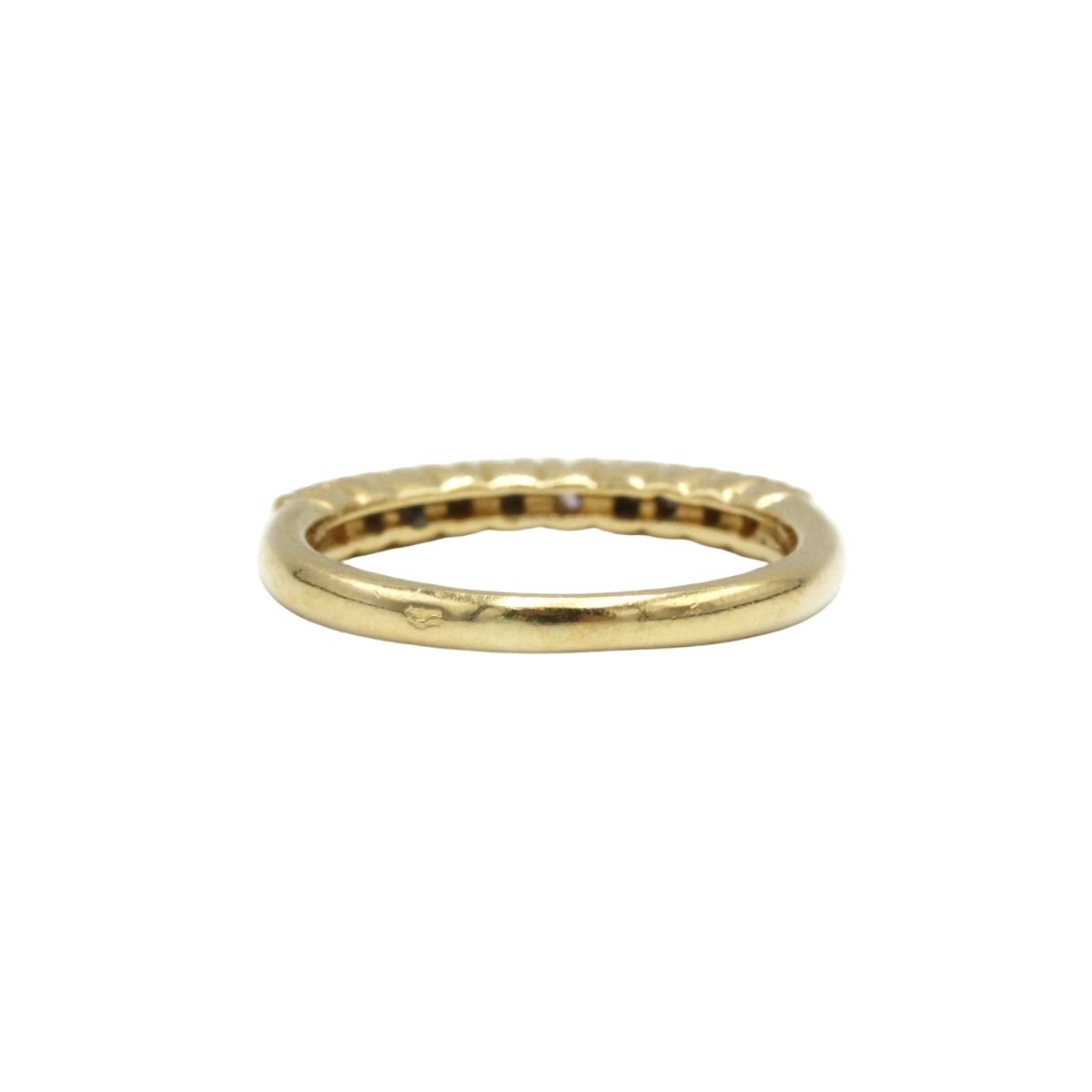 Bague Alliance en or jaune et diamants - Castafiore