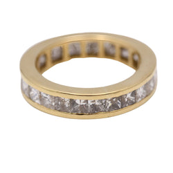 Bague Alliance en or jaune et diamants - Castafiore