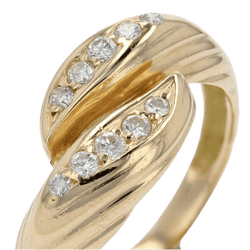 Bague Alliance en or jaune et diamants - Castafiore