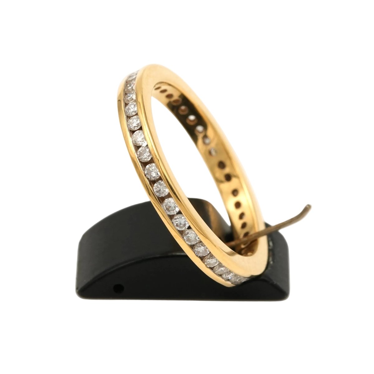 Bague Alliance en or jaune et diamants - Castafiore
