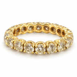 Bague Alliance en or jaune et diamants - Castafiore