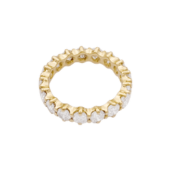 Bague Alliance en or jaune et diamants - Castafiore