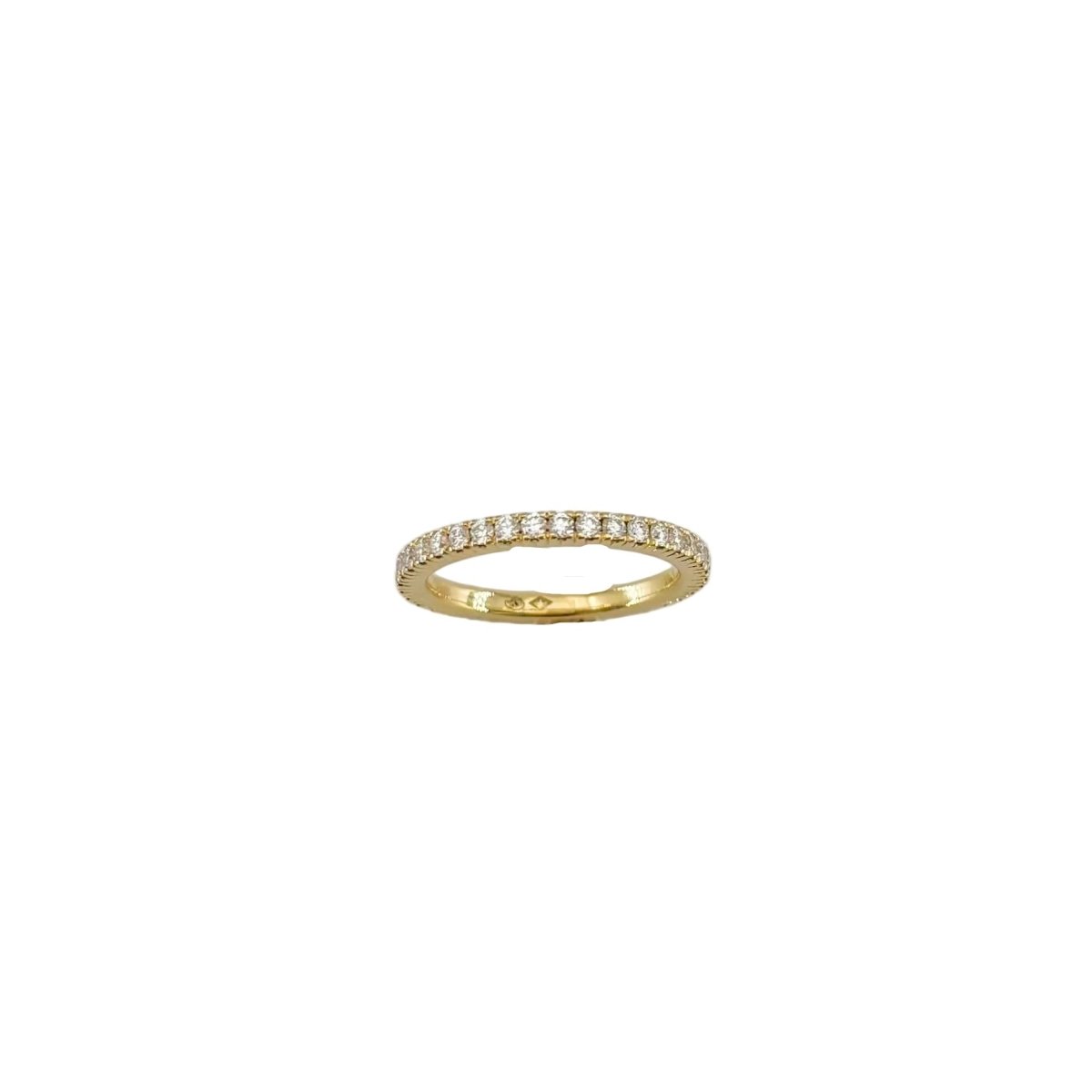 Bague Alliance en or jaune et diamants - Castafiore