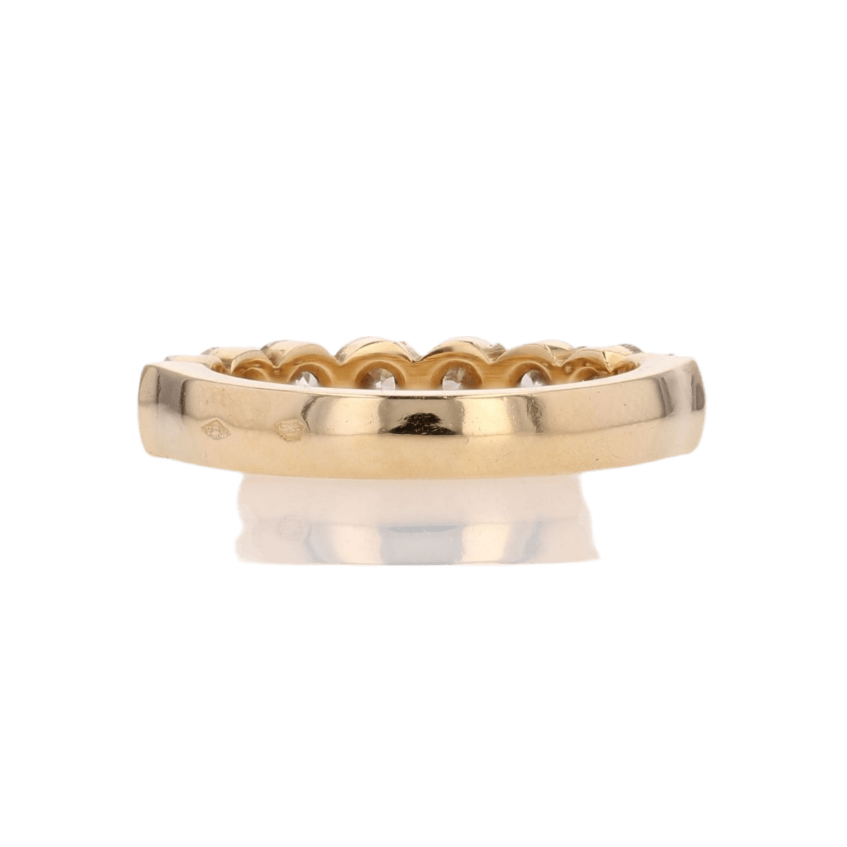 Bague Alliance en or jaune et diamants - Castafiore