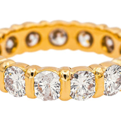 Bague Alliance en or jaune et diamants - Castafiore