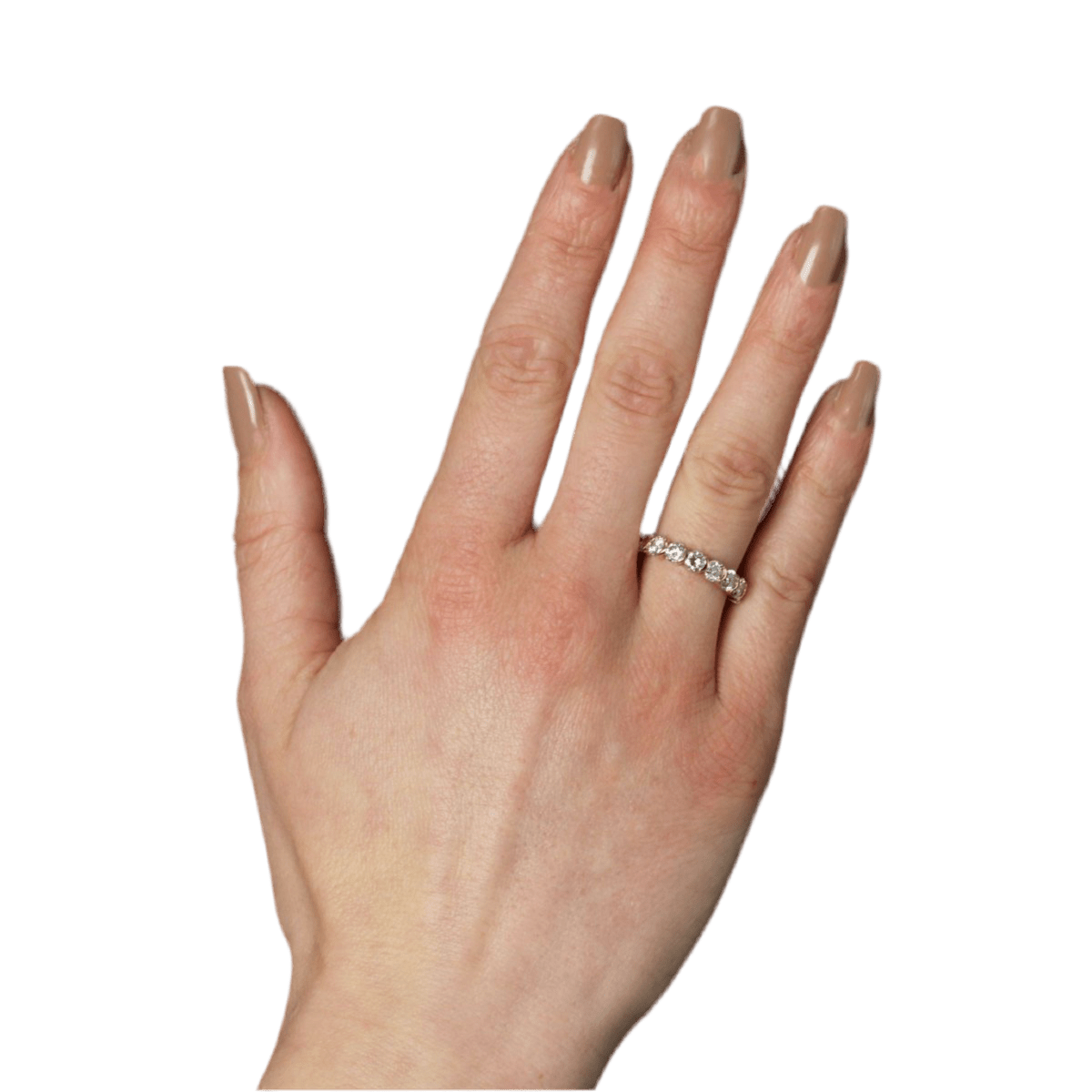 Bague Alliance en or jaune et diamants - Castafiore