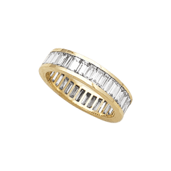 Bague Alliance en or jaune et diamants - Castafiore