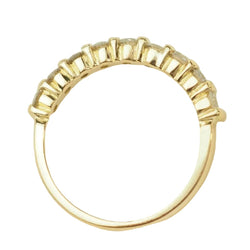 Bague Alliance en or jaune et diamants - Castafiore