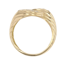 Bague Alliance en or jaune et diamants - Castafiore