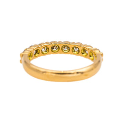 Bague Alliance en or jaune et diamants - Castafiore