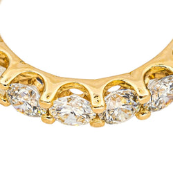 Bague Alliance en or jaune et diamants - Castafiore