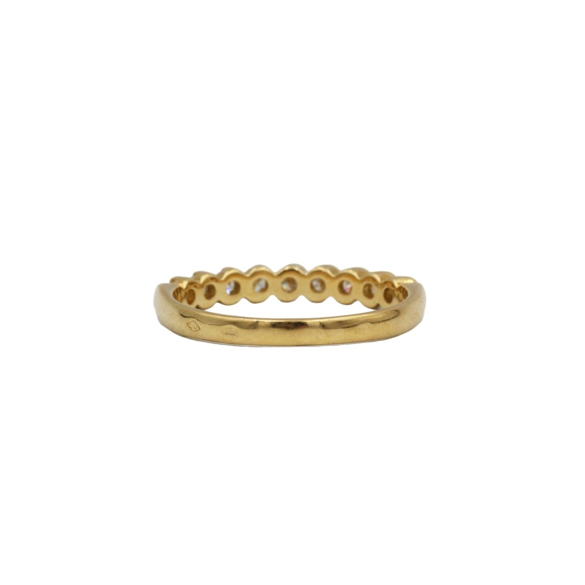 Bague Alliance en or jaune et diamants - Castafiore