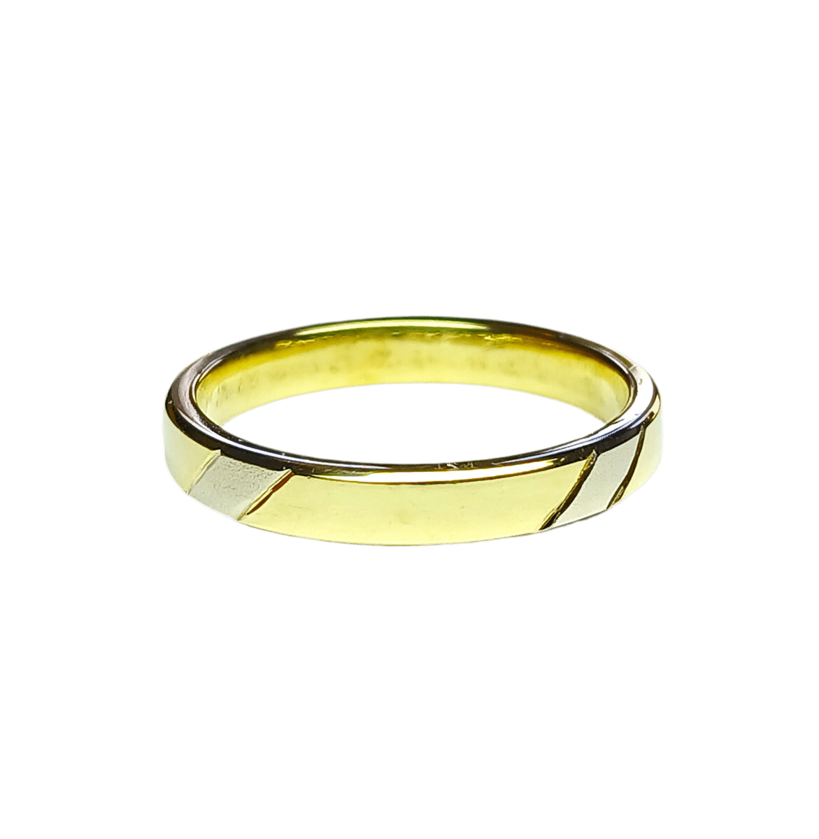 Bague Alliance en or jaune et or blanc - Castafiore