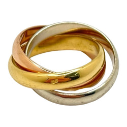 Bague Alliance en or jaune, or blanc et or rose - Castafiore