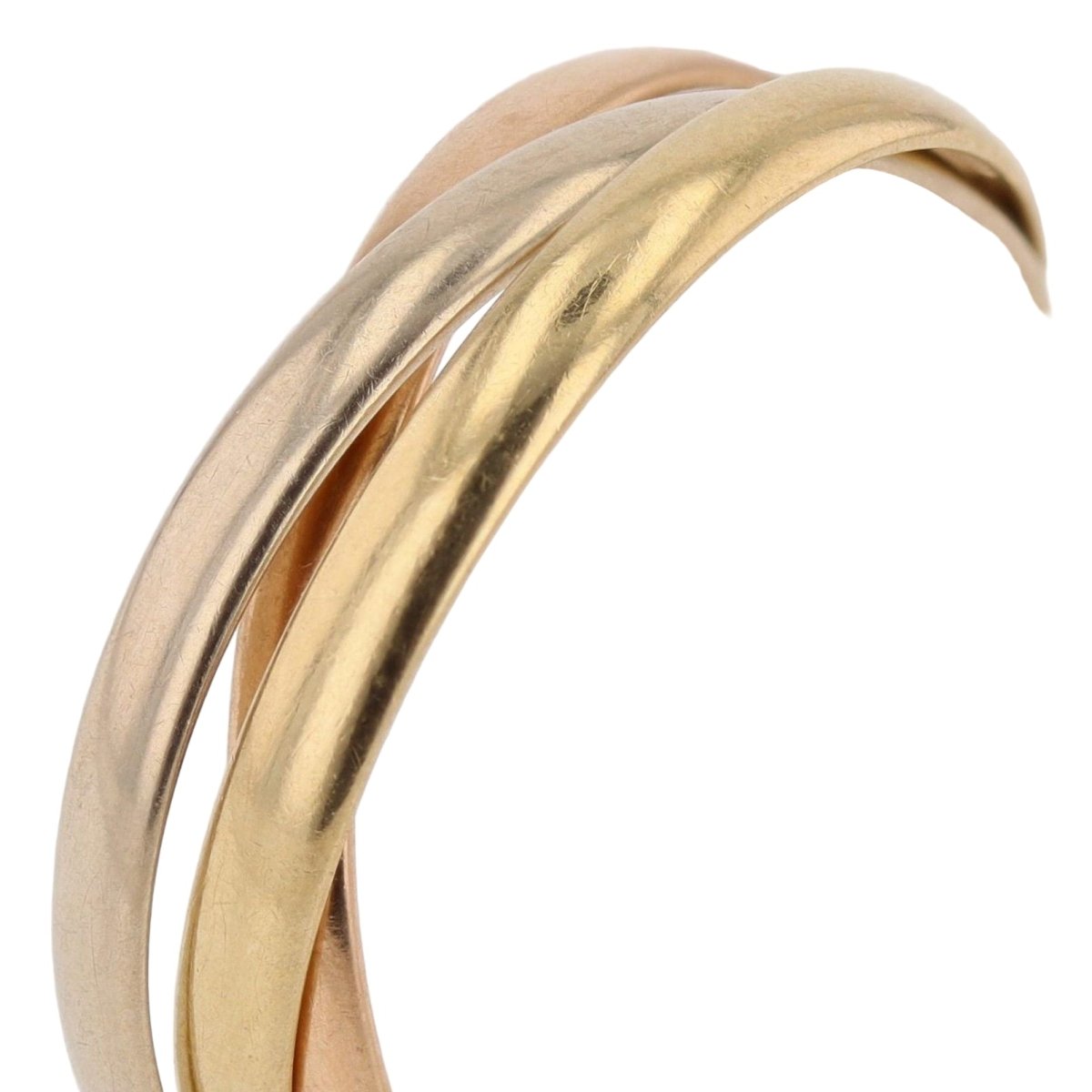 Bague Alliance en or jaune, or blanc et or rose - Castafiore