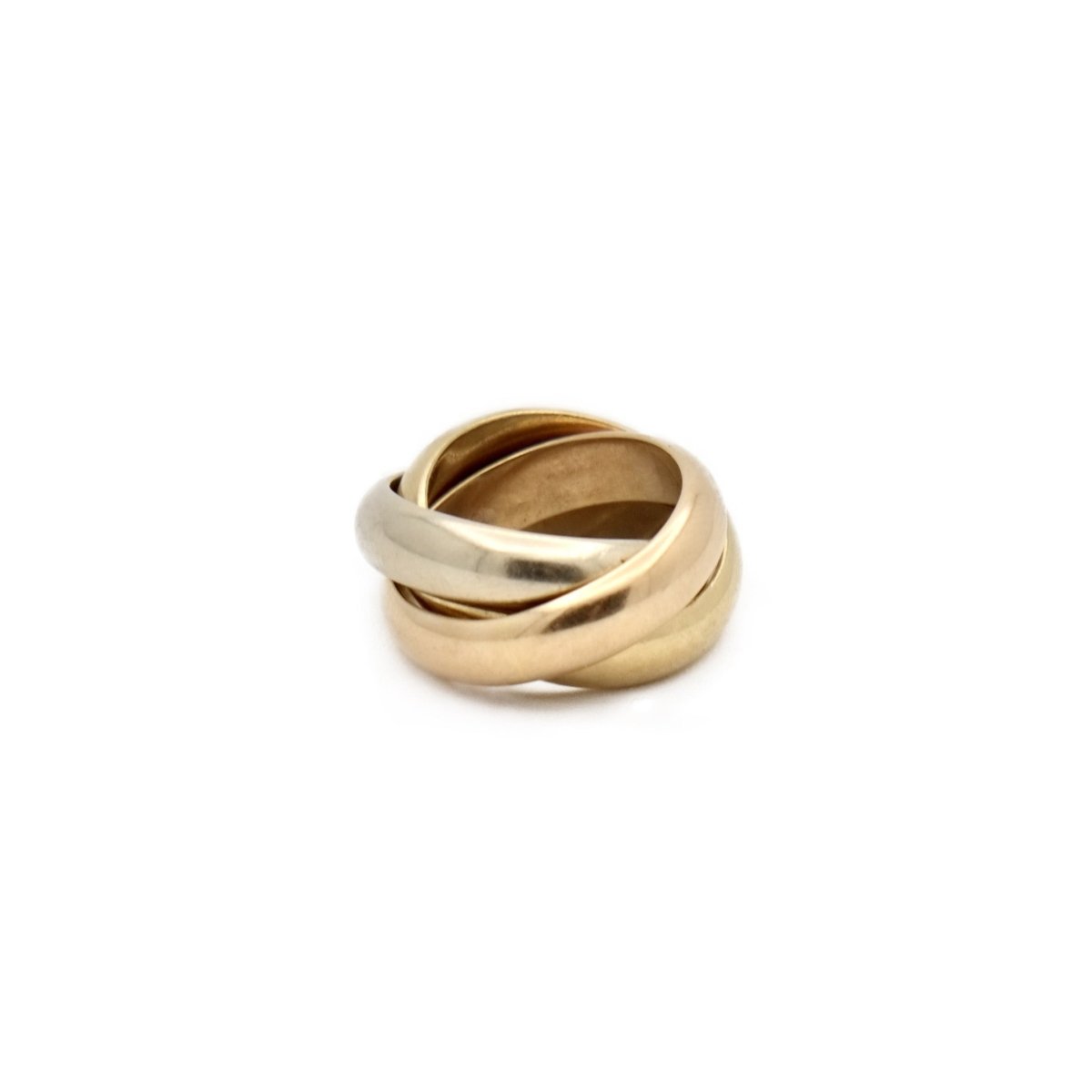Bague alliance en or jaune, or rose et or gris - Castafiore