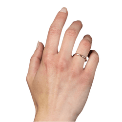 Bague Alliance en or rose - Castafiore