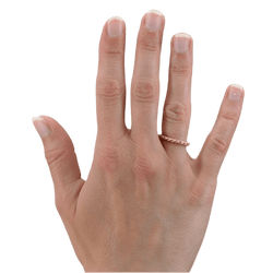 Bague Alliance en or rose - Castafiore