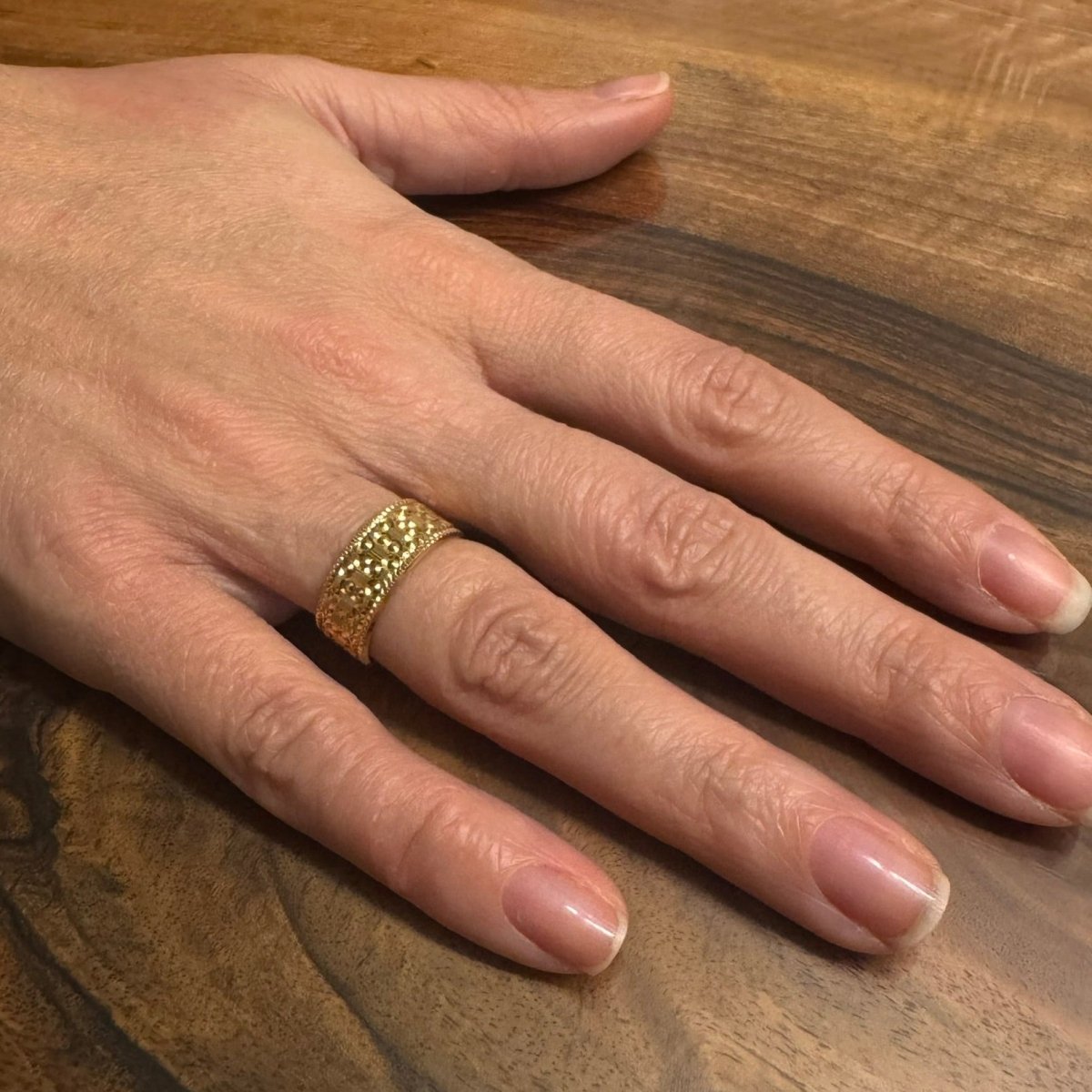 Bague Alliance en or rose - Castafiore