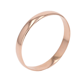 Bague Alliance en or rose - Castafiore