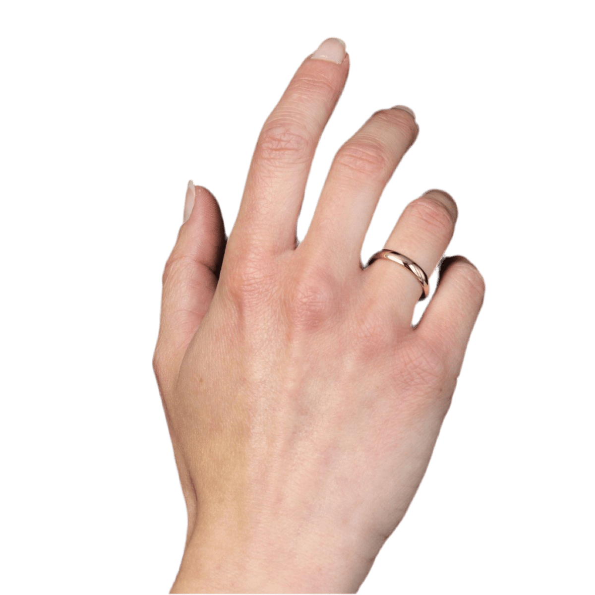 Bague Alliance en or rose - Castafiore