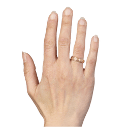 Bague Alliance en or rose - Castafiore