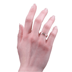 Bague Alliance en or rose - Castafiore