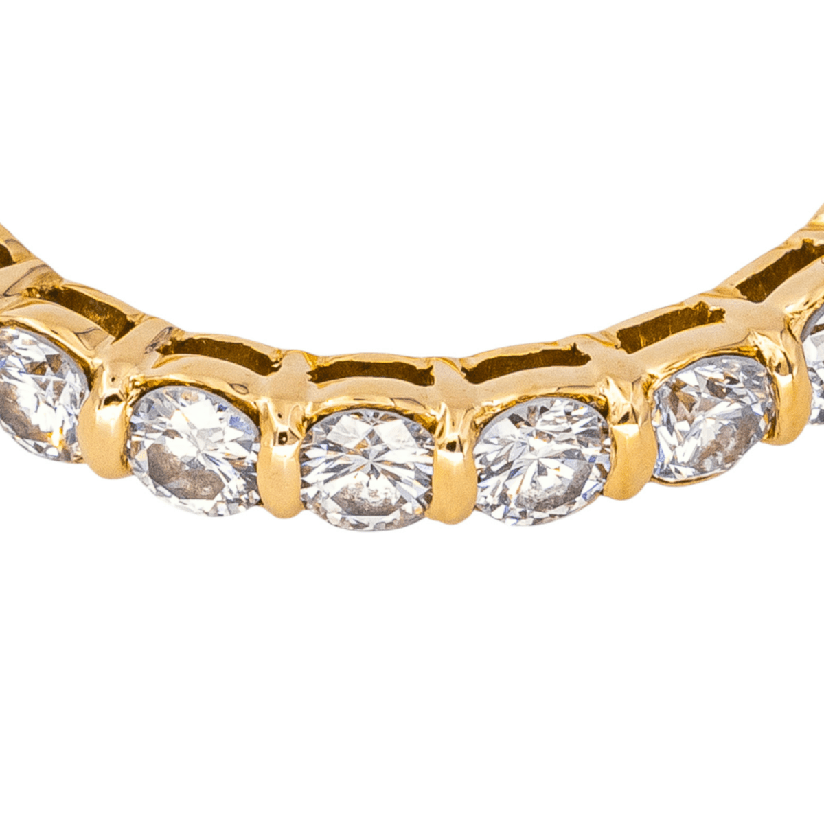 Bague Alliance en or rose et diamants - Castafiore