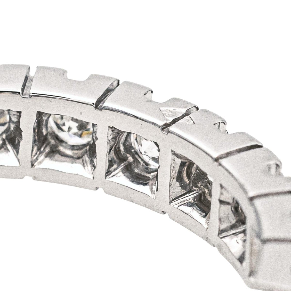 Bague Alliance en platine et diamants - Castafiore