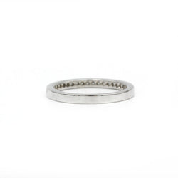 Bague Alliance en platine et diamants - Castafiore