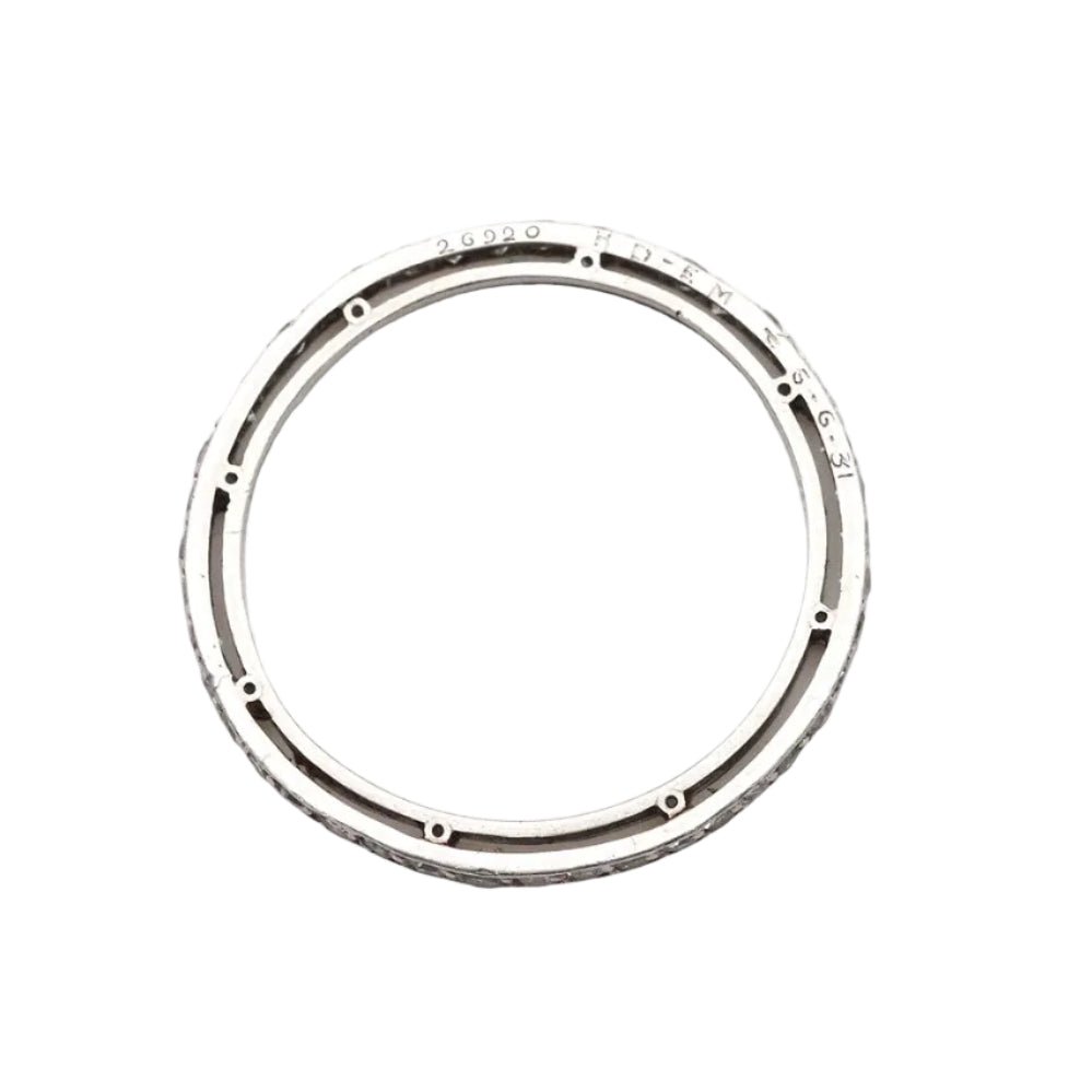 Bague Alliance en platine et diamants - Castafiore