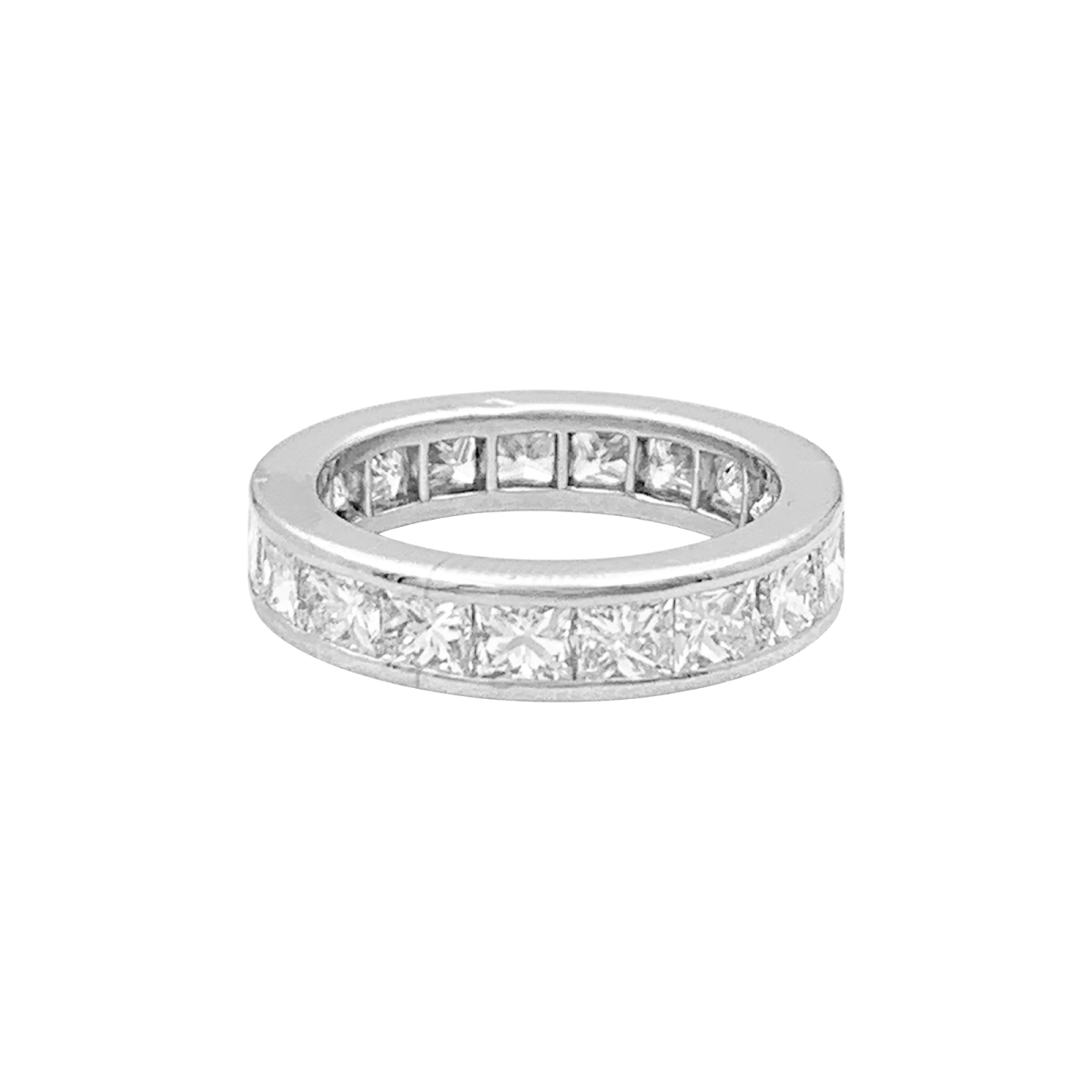 Bague Alliance en platine et diamants - Castafiore