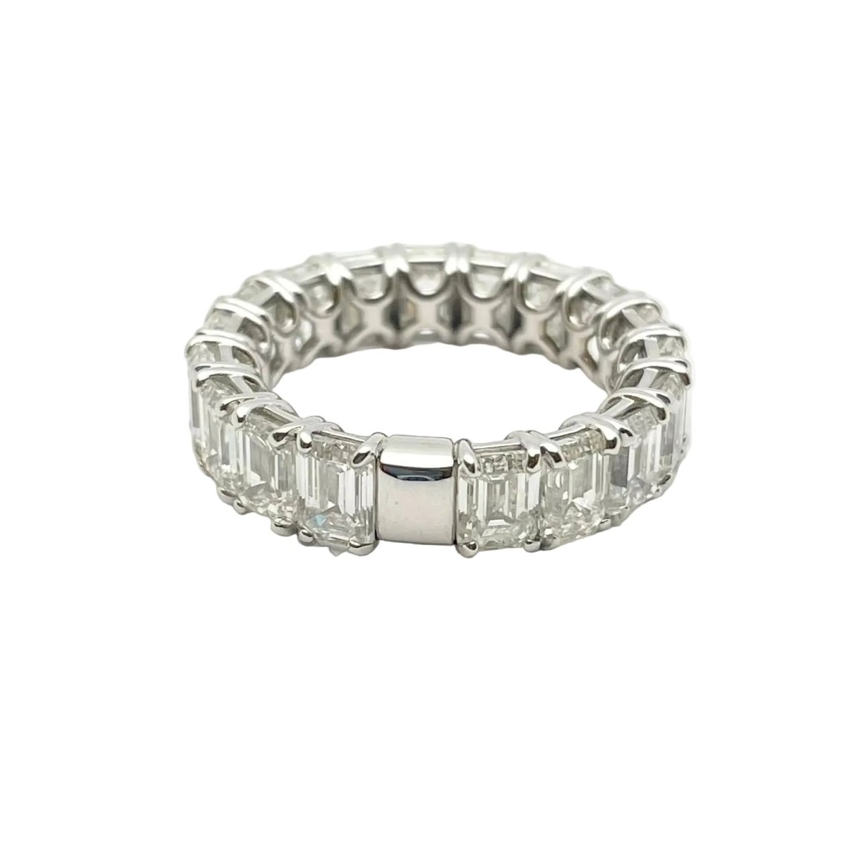 Bague Alliance "Eterné" en or blanc et diamants - Castafiore