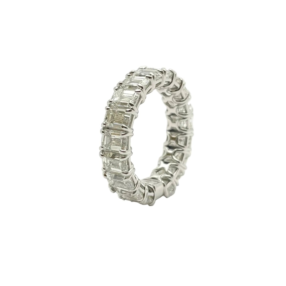 Bague Alliance "Eterné" en or blanc et diamants - Castafiore