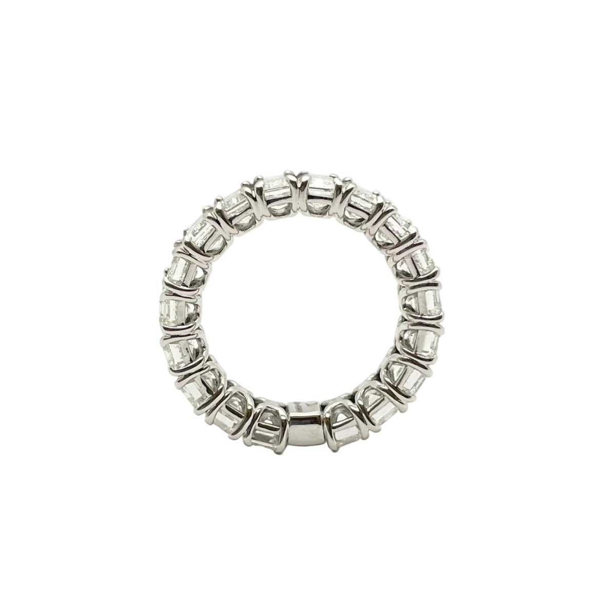 Bague Alliance "Eterné" en or blanc et diamants - Castafiore