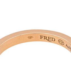 Bague Alliance FRED "Force 10" en or rose et diamants - Castafiore