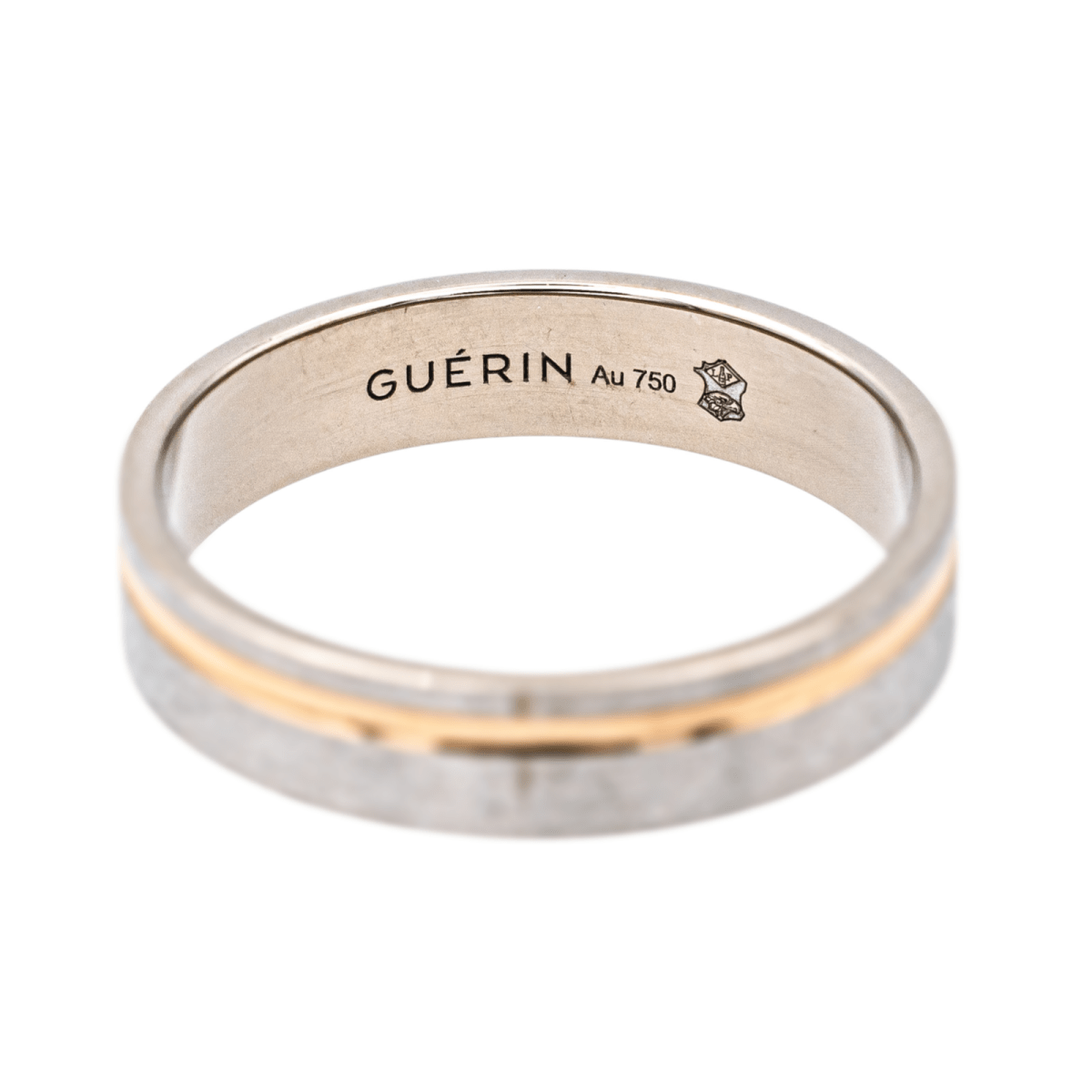 Bague Alliance GUÉRIN en or blanc et or rose - Castafiore