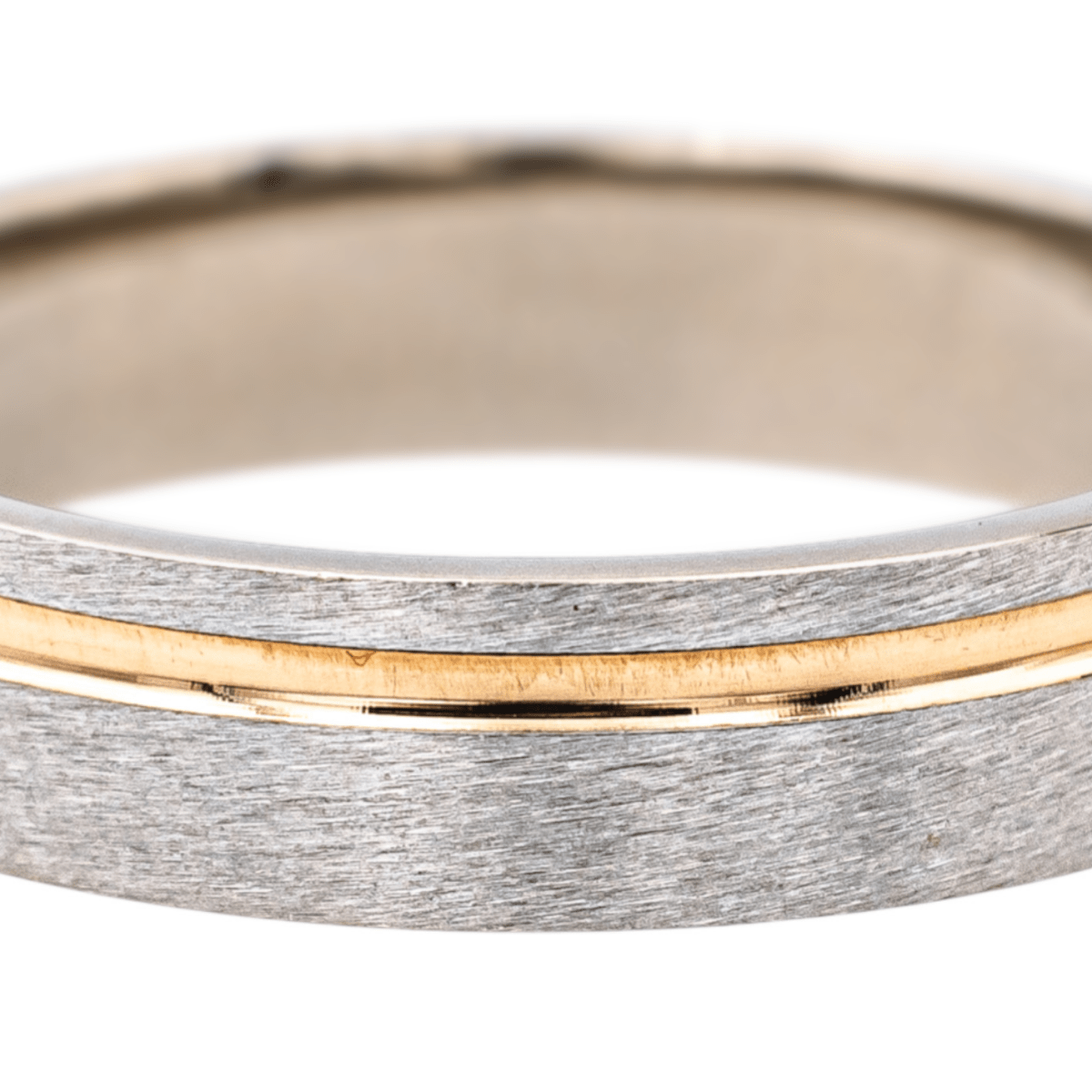 Bague Alliance GUÉRIN en or blanc et or rose - Castafiore