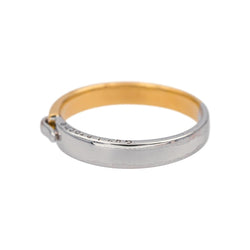 Bague Alliance GUY LAROCHE en or blanc et or jaune - Castafiore