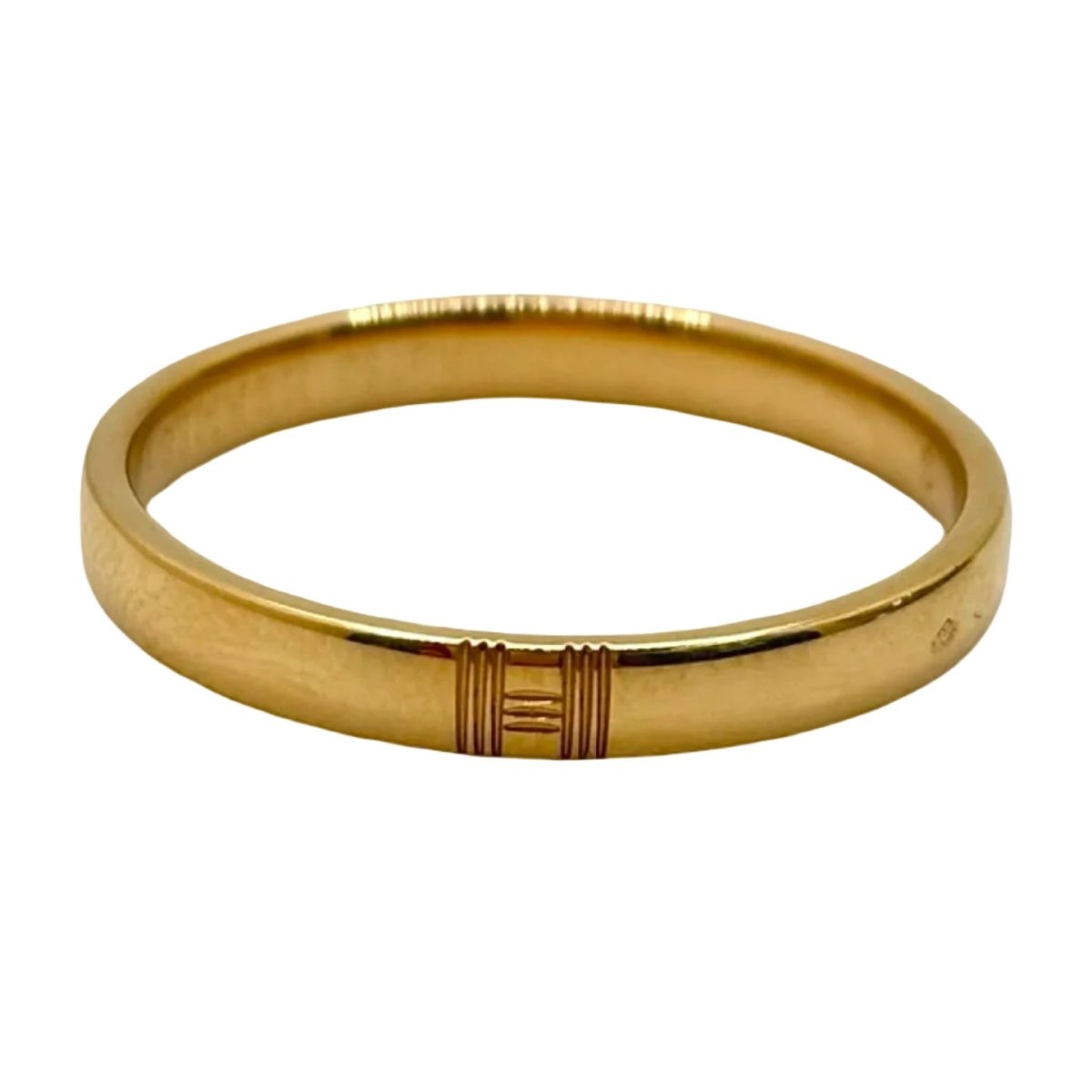 Bague Alliance HERMÈS en or jaune - Castafiore
