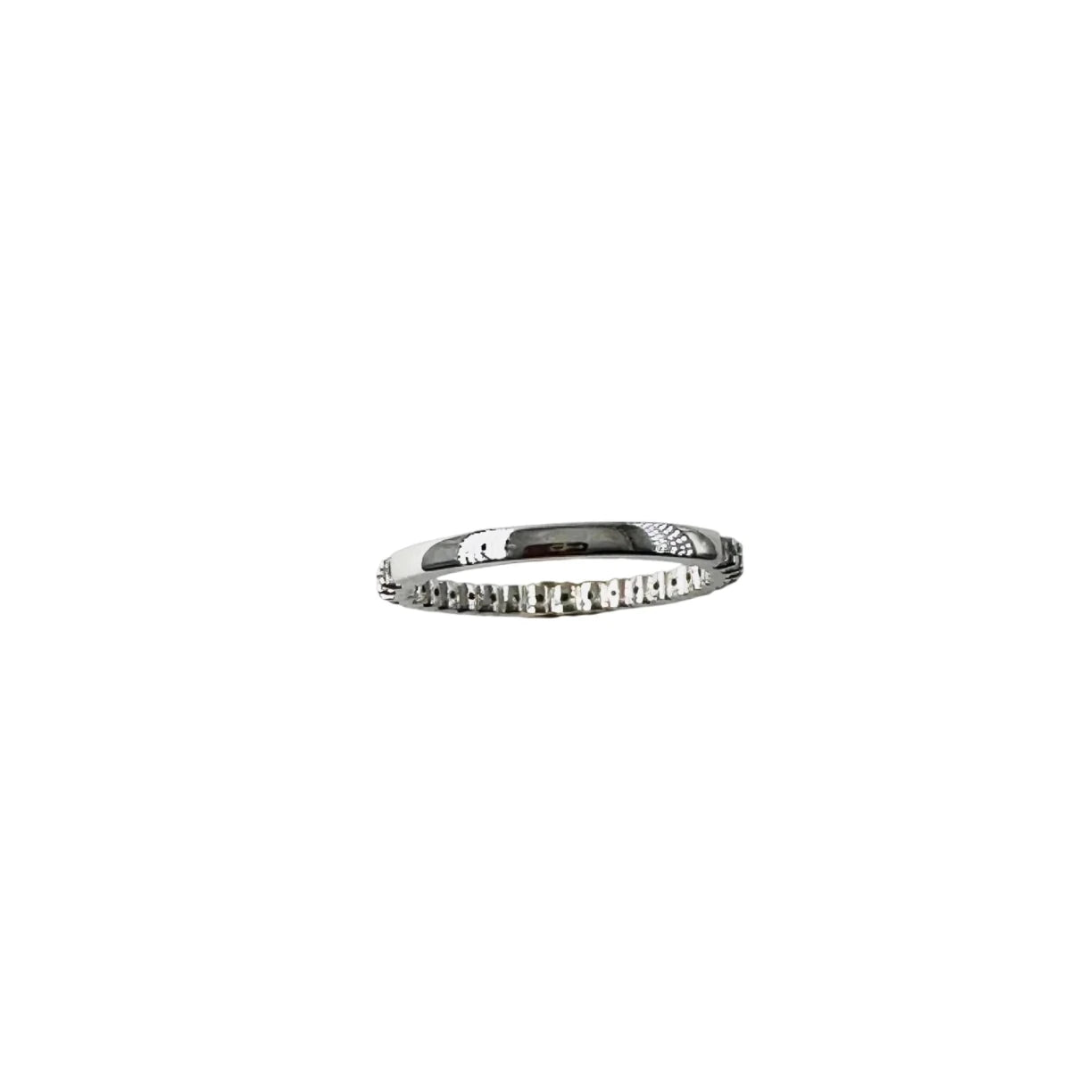 Bague Alliance JULIETTE en or blanc et diamants - Castafiore