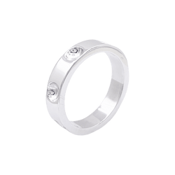 Bague Alliance LOUIS VUITTON "Empreinte"en or blanc - Castafiore