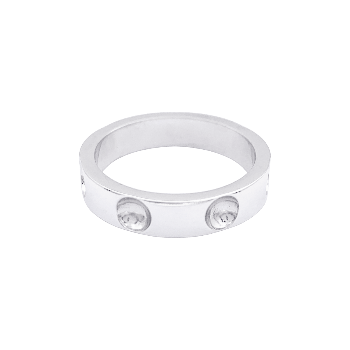 Bague Alliance LOUIS VUITTON "Empreinte"en or blanc - Castafiore