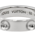 Bague Alliance LOUIS VUITTON en Or blanc - Castafiore