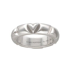 Bague Alliance LOUIS VUITTON "Volt" en or blanc - Castafiore