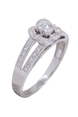 Bague Alliance MAUBOUSSIN "Chance of Love N°2" en or blanc et diamants - Castafiore