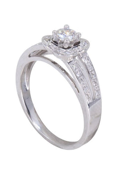 Bague Alliance MAUBOUSSIN "Chance of Love N°2" en or blanc et diamants - Castafiore